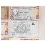 Lot of Old Foreign Currency Bills