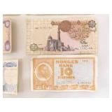 Lot of Old Foreign Currency Bills