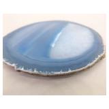 4 Blue Agate Coasters