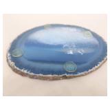 4 Blue Agate Coasters