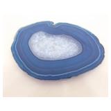 4 Blue Agate Coasters