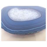 4 Blue Agate Coasters
