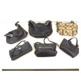 Lot of COACH Purses with Various Missing Shoulder Straps, Hang Tags, Tear etc.