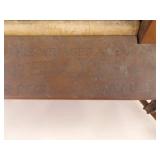 Antique Brighton Laundry Wringer and National Glass Washboard