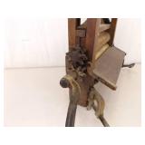Antique Brighton Laundry Wringer and National Glass Washboard