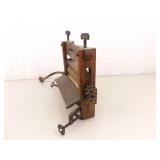 Antique Brighton Laundry Wringer and National Glass Washboard