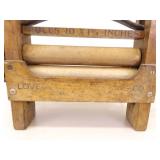 Antique Brighton Laundry Wringer and National Glass Washboard