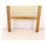 Antique Brighton Laundry Wringer and National Glass Washboard