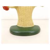 Antique Cast Iron 10.5" Flower Basket Door Stop