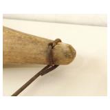 Antique Primitive Wood Carved Shoulder Yoke Water Bucket Carrier
