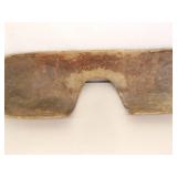 Antique Primitive Wood Carved Shoulder Yoke Water Bucket Carrier