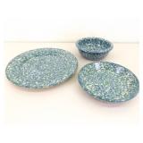 Roseville Pottery Spongeware Set