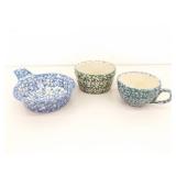 Roseville Pottery Spongeware Set