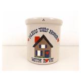 4 Roseville Pottery Hand Painted Small Crocks