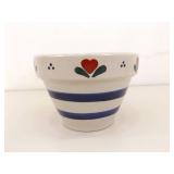 4 Roseville Pottery Hand Painted Small Crocks