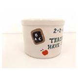 4 Roseville Pottery Hand Painted Small Crocks