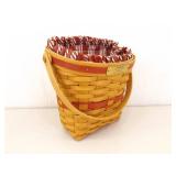 Lot of 7 Longaberger Lidded etc. Lined etc. Baskets