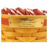 Lot of 7 Longaberger Lidded etc. Lined etc. Baskets