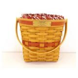Lot of 7 Longaberger Lidded etc. Lined etc. Baskets