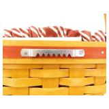 Lot of 7 Longaberger Lidded etc. Lined etc. Baskets
