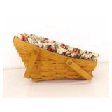Lot of 7 Longaberger Lidded etc. Lined etc. Baskets