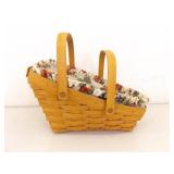 Lot of 7 Longaberger Lidded etc. Lined etc. Baskets