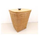 2 Large Lidded and Mid Sized  Longaberger Baskets
