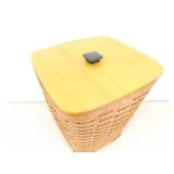 2 Large Lidded and Mid Sized  Longaberger Baskets