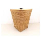 2 Large Lidded and Mid Sized  Longaberger Baskets