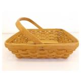 2 Large Lidded and Mid Sized  Longaberger Baskets