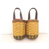 3 Longaberger Hanging Baskets