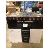 Magic Chef 7.0 cu. ft. Chest Freezer in White Customer Returns See Pictures