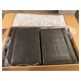 78 in. W. Dark Gray, Reversible Faux Leather Sleeper Sectional Sofa Storage Chaise Pull Out Convertible Sofa Dark Gray  Customer Returns See Pictures