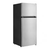 Vissani 4.5 cu. ft. 2-Door Mini Refrigerator in Platinum Steel with Freezer  Customer Returns See Pictures