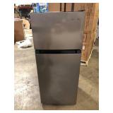 Vissani 4.5 cu. ft. 2-Door Mini Refrigerator in Platinum Steel with Freezer  Customer Returns See Pictures