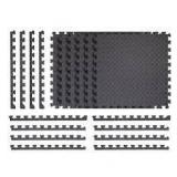 Lot of TrafficMaster Gray 24 in. W x 24 in. L x 05 in,.Thick Foam Exercise\Gym Flooring Tiles (6 Tiles\Case) (24 sq. ft.)Customer Returns See Pictures