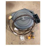 Giraffe Tools Garden Retractable Hose Reel-1/2 in. to 100 ft. Wall Mounted, Dark Grey Customer Returns See Pictures
