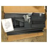 VEIKOUS 47.9 in. H x 42.1 in. W x 15.3 in. D Dark Grey Wooden Garden Potting Bench Table with Removable Stainless Sink & Drawer Customer Returns See Pictures