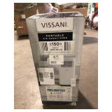 Vissani 5,000 BTU 115-Volt Portable Air Conditioner for 150 sq. ft. Rooms with Dehumidifier and Remote in White Customer Returns See Pictures