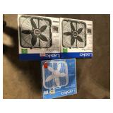 Lot of Assorted Fans Various Models and Conditions Customer Returns See Pictures