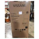 Vissani 10.1 cu. ft. Top Freezer Refrigerator in White Customer Returns See Pictures