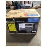 LG 8,000 BTU, 115 Volts, Window Smart Air Conditioner Cools 350 sq. ft. with Remote, WiFi Enabled in White Slight Damage on Corner   Customer Returns See Pictures