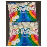 Lot of 2 Jet-Puffed Marshmallows 24 oz Bags