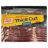 J - 2 LBS Oscar Mayer Naturally Hardwood Smoked Thick Cut Bacon