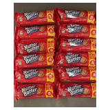 ID 2 - Lot of 12 Packs Nutter Butter King Size Peanut Butter Sandwich Cookies