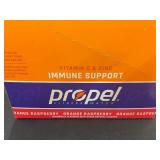 AZ 3 - Propel Immune Support Vitamin C & Zinc Tablets - 8 packs Orange Raspberry
