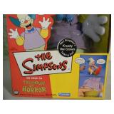 VINTAGE 2001 The Simpsons "Krusty the Clown" TREEHOUSE OF HORROR - Interactive Talking Figure By Playmates #99142 - IN BOX - APPROX 15" TALL - FANTASTIC PIECE!!!!! - SEE PICTURES!