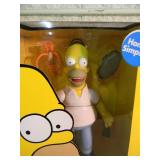 VINTAGE 2002 The Simpsons Faces of Springfield Deluxe Figures "Homer Simpsom" By Playmates #142031 - IN BOX - APPROX 9" TALL - AWESOME PIECE! - SEE PICTURES!