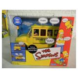 VINTAGE 2002 The Simpsons "Talking Elementary School Bus" By Playmates #140684 - IN BOX - AWESOME PIECE!!!!! - SEE PICTURES!