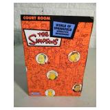 VINTAGE 2002 The Simpsons WORLD OF SPRINGFIELD INTERACTIVE ENVIROMENT, Court Room - Judge Snyder By Playmates #199129 - IN BOX - AWESOME PIECE!!!!! - SEE PICTURES!
